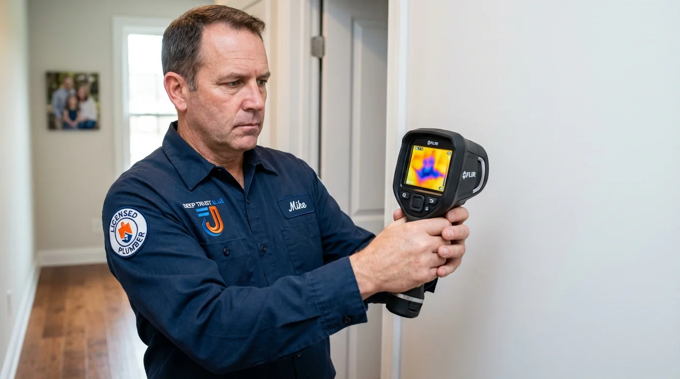 Thermal imaging leak detection by Johns Plumbing LLC in Ninety Six